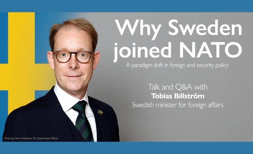 Why Sweden joined NATO, with the Swedish Foreign Minister